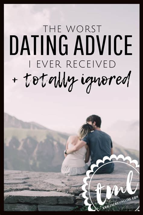 bad dating advice reddit